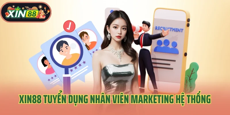Xin88 Tuyển Dụng 2 Xin88 tuyển dụng nhân viên Marketing hệ thống cá cược
